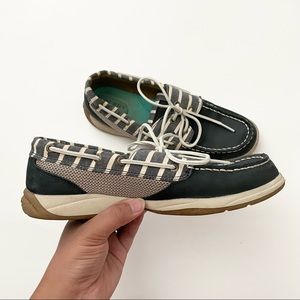Sperry Top-Sider Blue and White Boat Shoes